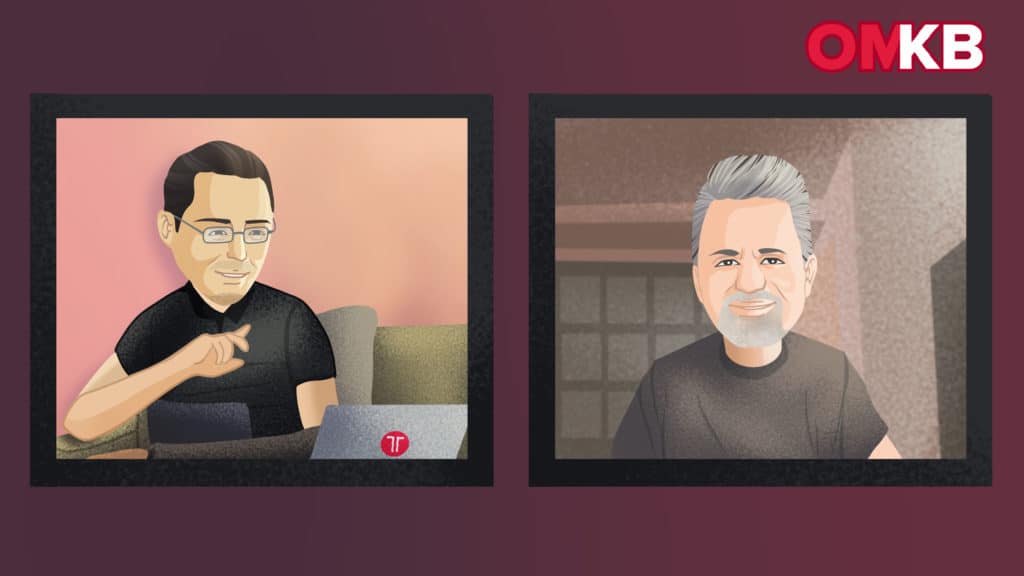 Schahab Hosseiny und Marcus Tandler auf der OMKB