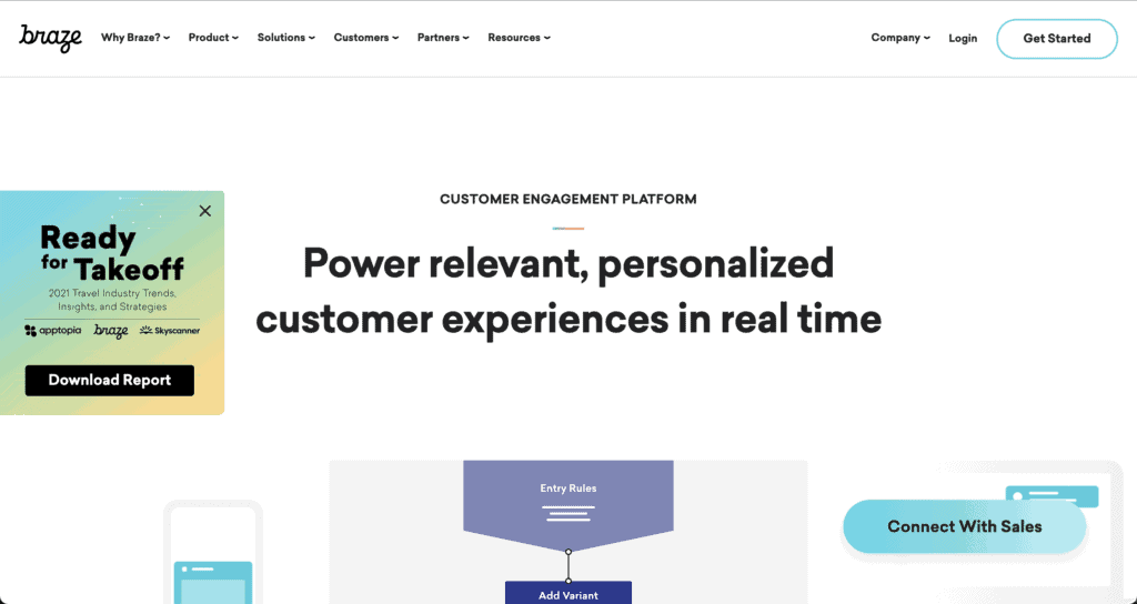 Braze Webseite Screenshot