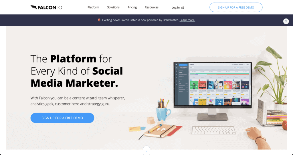Falcon.io Screenshot