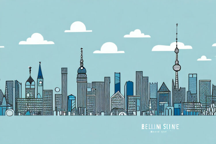 A city skyline featuring the berlin skyline